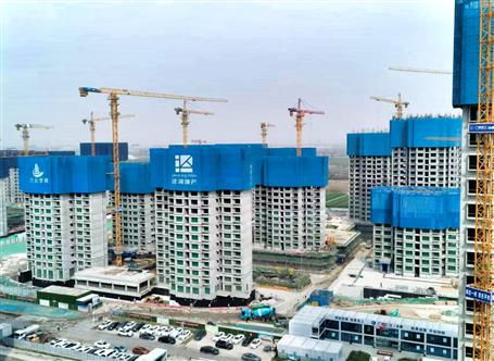 【真抓实干 奋勇争先】冶建公司一区外项目5栋楼陆续封顶