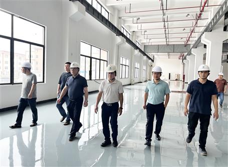 陶礼智到第十分公司承建项目调研指导工作