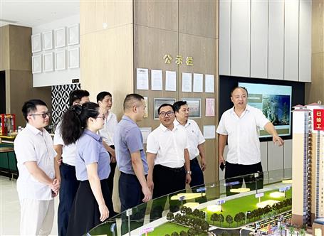 韦克雪到冶建桂金分公司项目调研指导