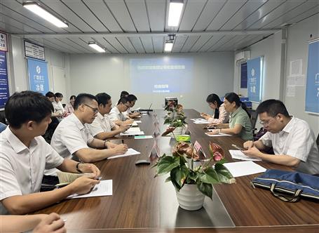 骆春燕到冶建第五分公司项目开展集团公司2025年二季度项目成本管理检查