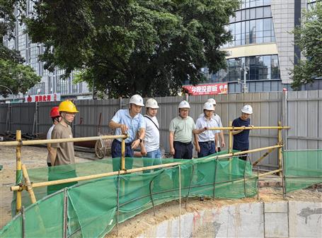 韦克雪到基础分公司项目开展第三季度安全生产质量综合大检查暨“中秋节”“国庆节”前安全生产专项检查